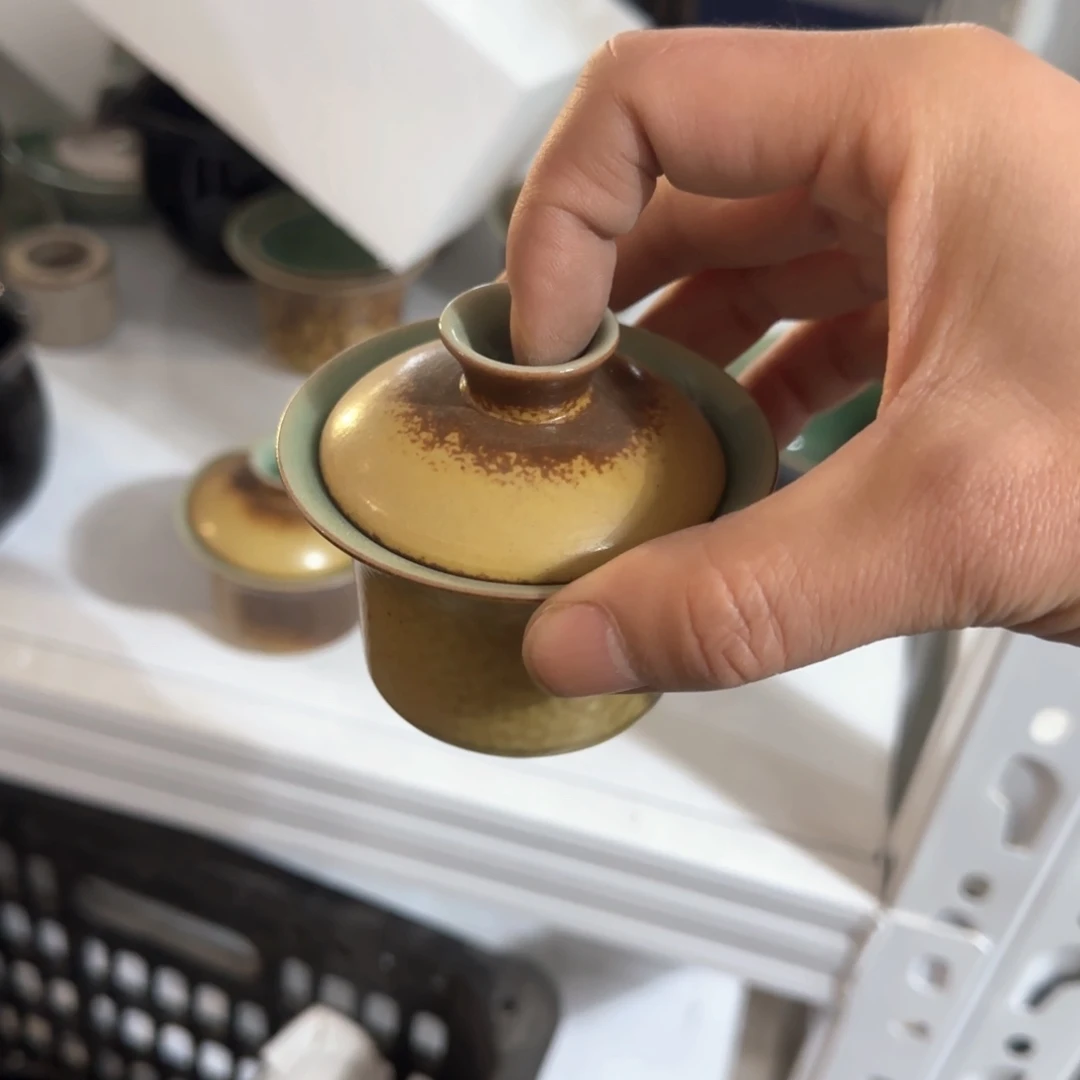 小金茶器青瓷茶具