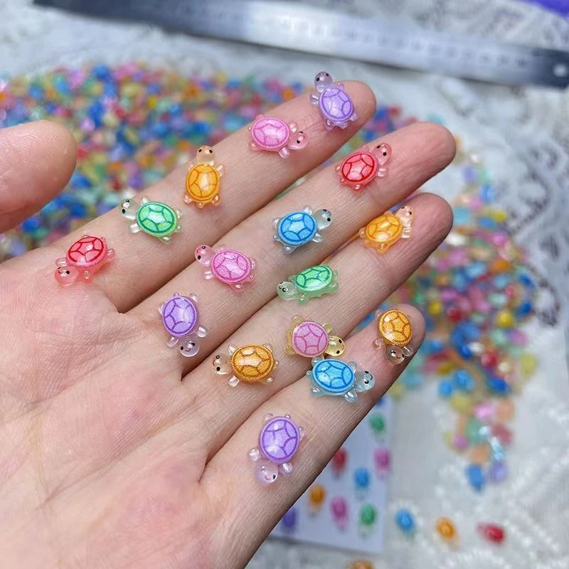 【直播拆】迷你小比嘎乌龟对对碰手工创意DIY饰品摆件