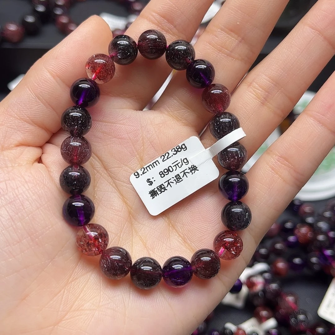 手链未镶嵌水晶五****黑手链