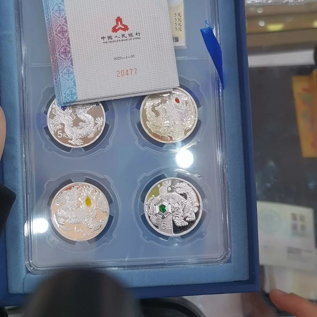 葫***向纯银20477神兽龙凤龟麒