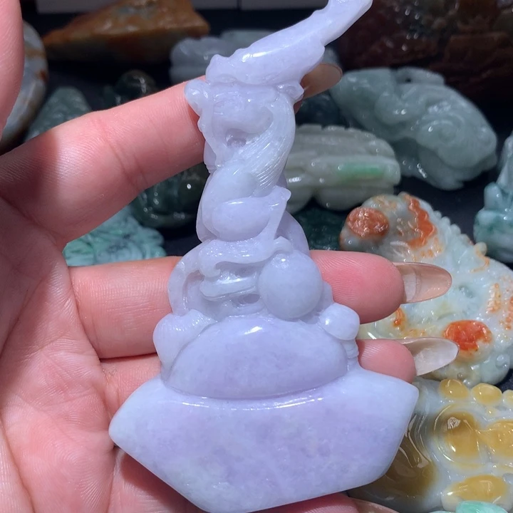 翡翠未镶嵌颈饰保真天然A货翡翠
