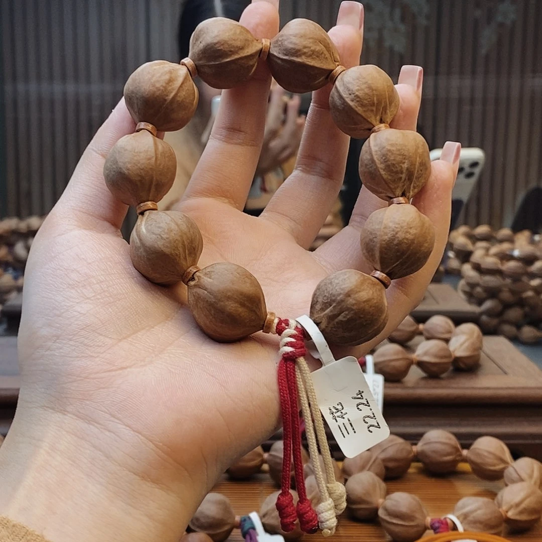 手串橄榄核自***-原生态正宗梅林铁核
