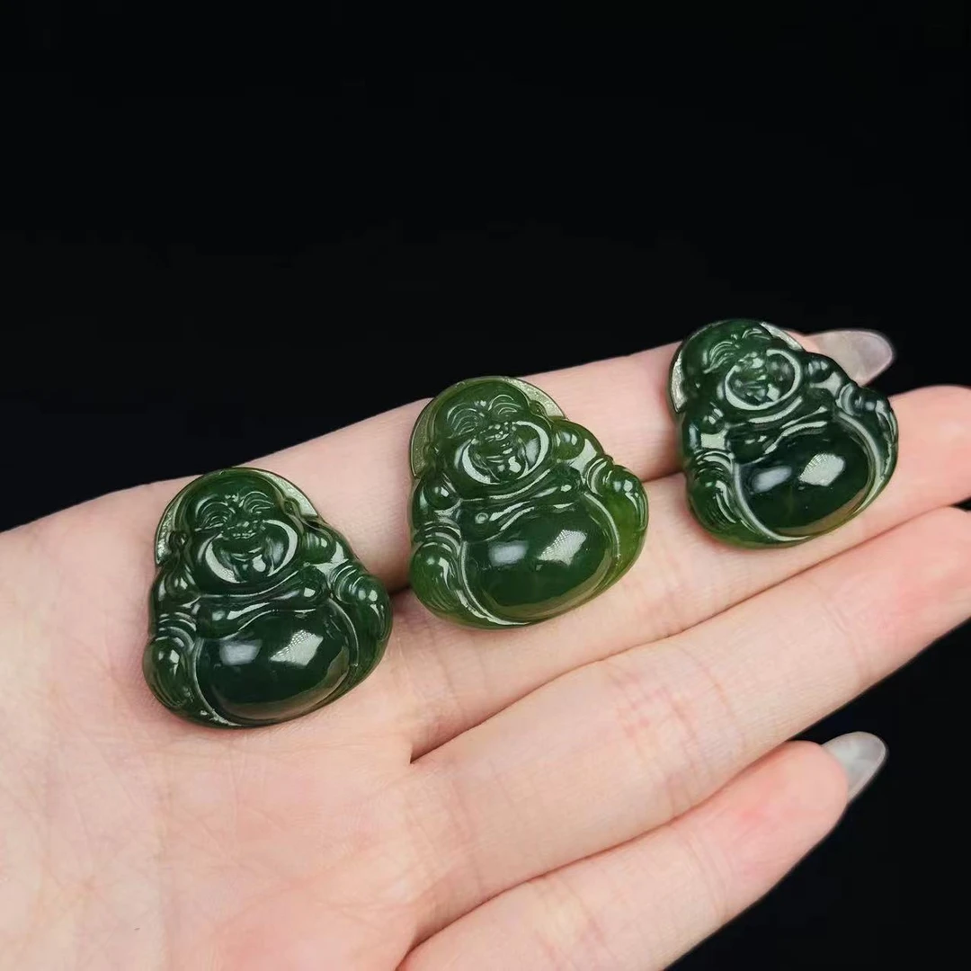 【普陀山欢喜】和田玉佛公吊坠（发货多样性一件） J10168