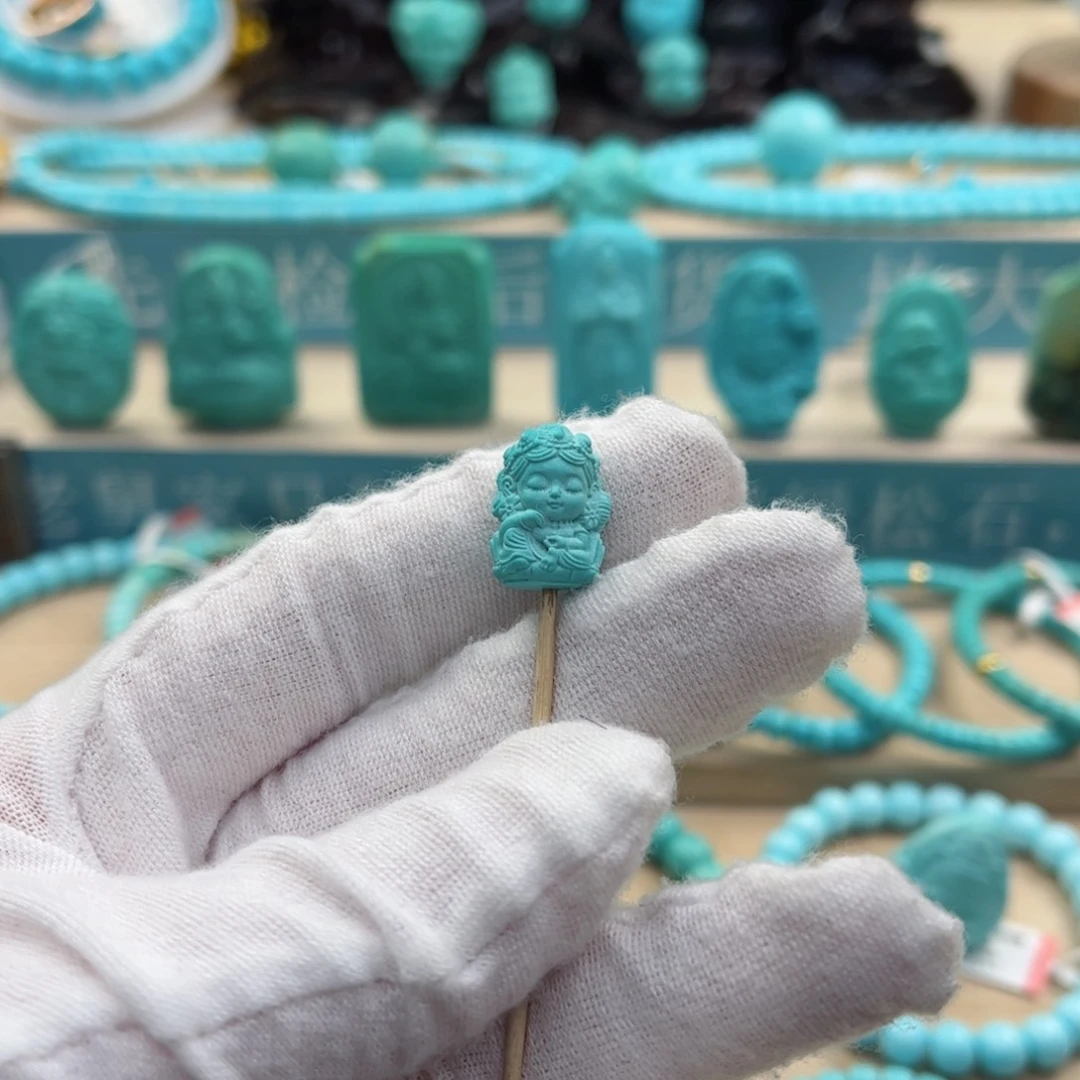 绿松石珠宝奇石未镶嵌