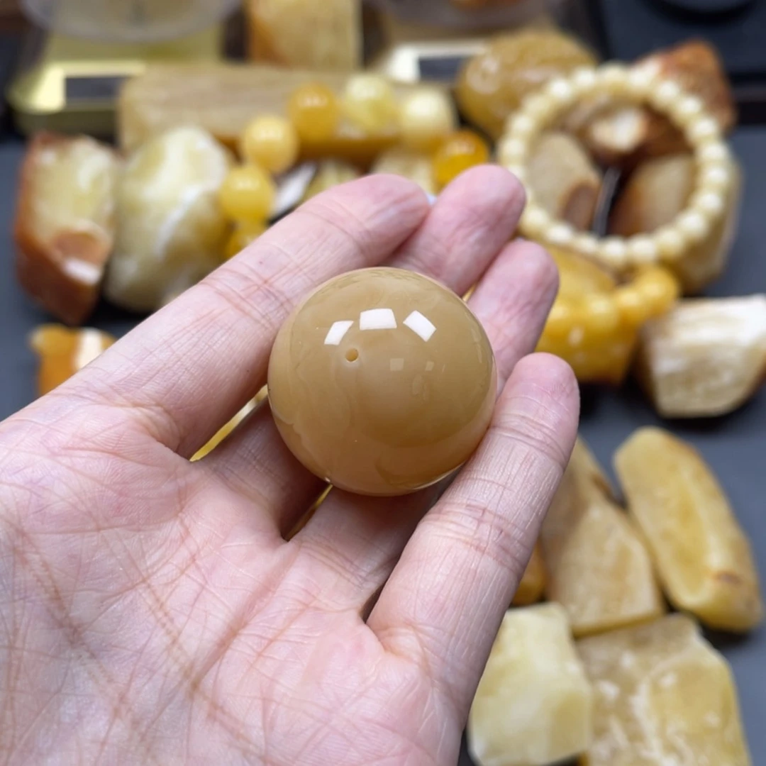 【闪购商品】未镶嵌定制琥珀天然琥珀蜜蜡原石定制