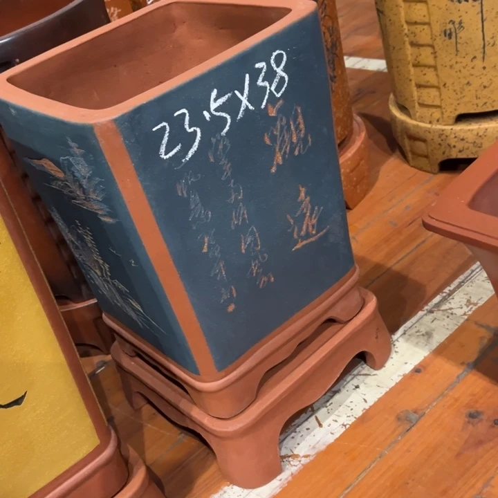紫砂花盆紫砂花盆