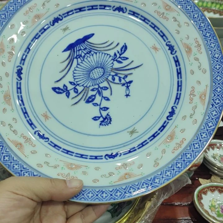 陶瓷景德镇盘子一个直径23