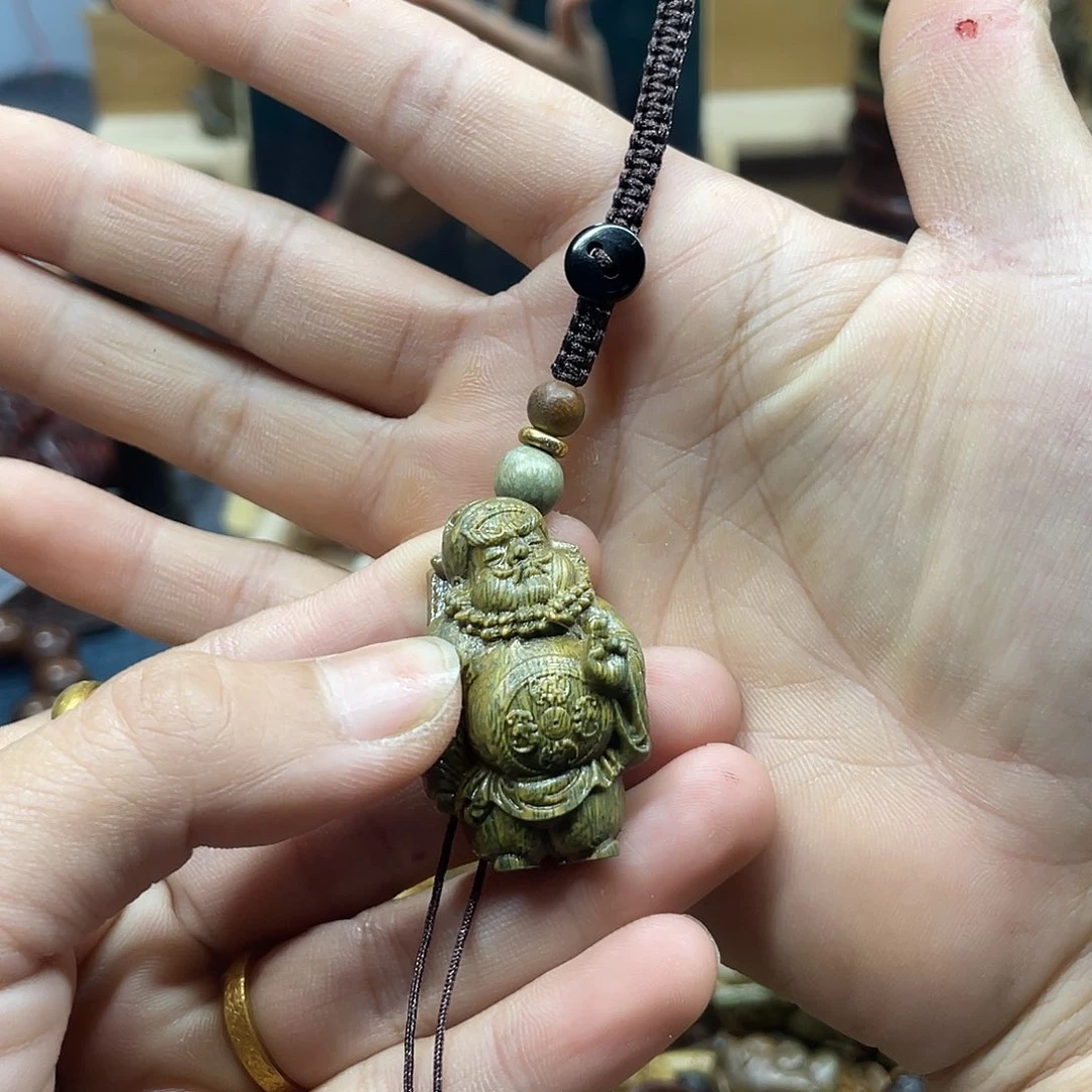 维腊木（绿檀）无事牌