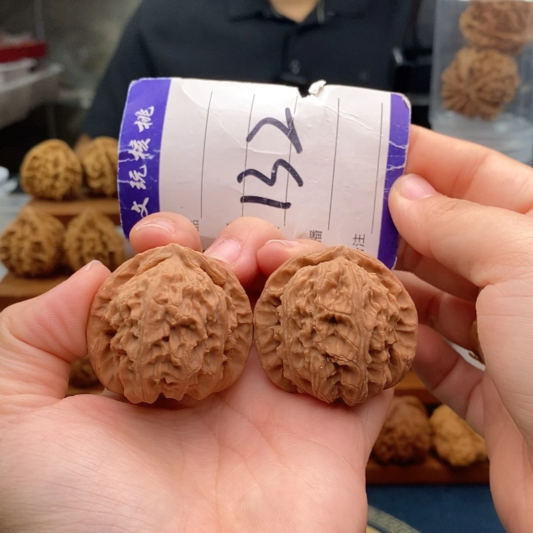 把件文玩核桃40白狮子