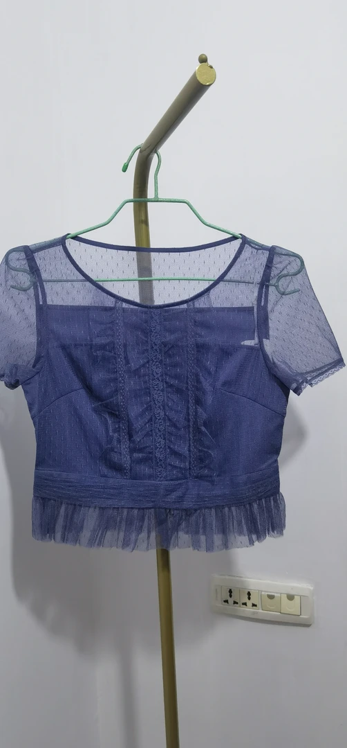 法式蕾丝镂空短款设计感小众洋气减龄小上衣女夏