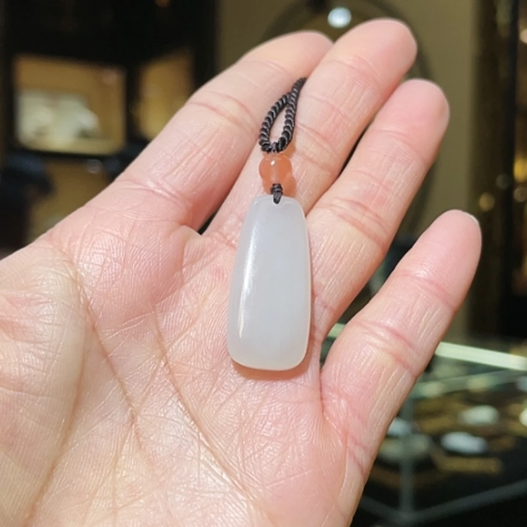 【闪购商品】和田玉颈饰未镶嵌平安牌