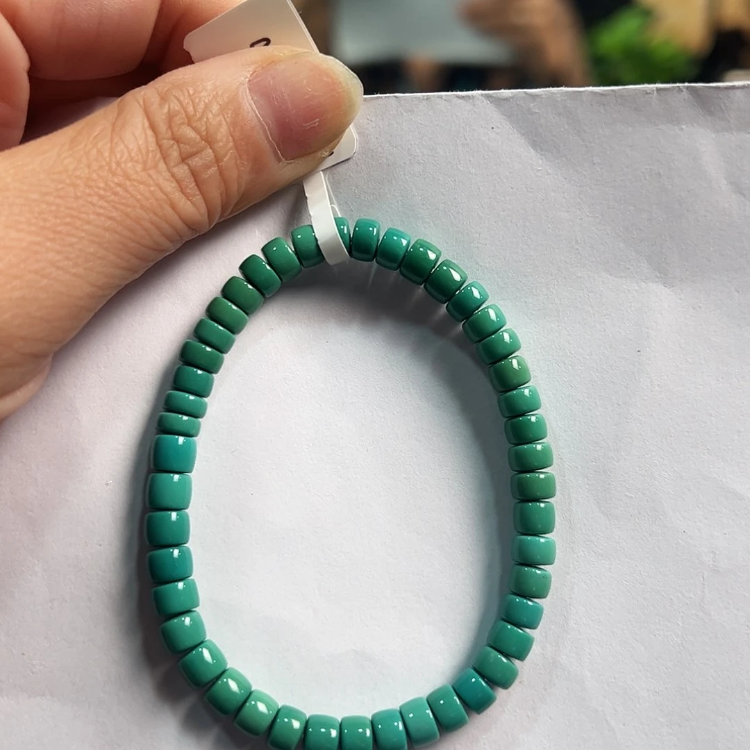 未镶嵌绿松石手串卡5➕