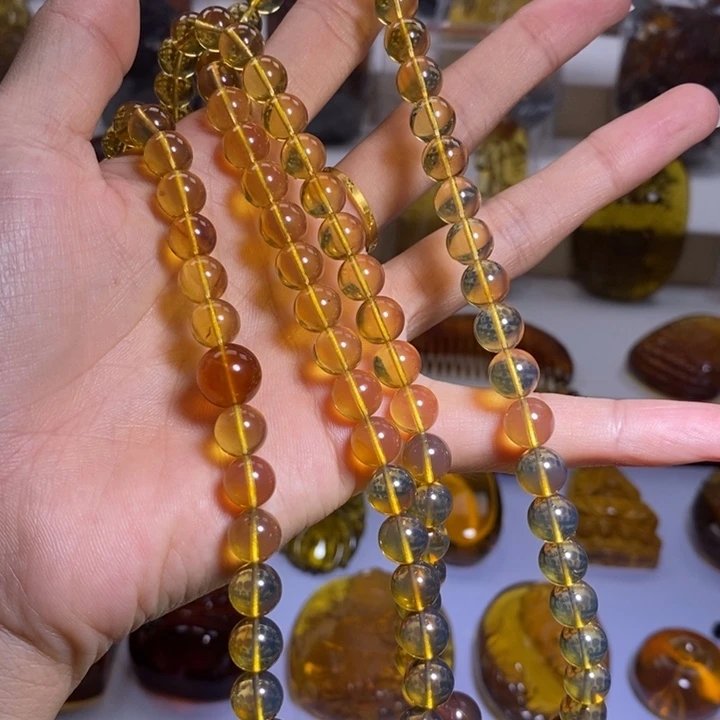 未镶嵌琥珀琥珀画牧*