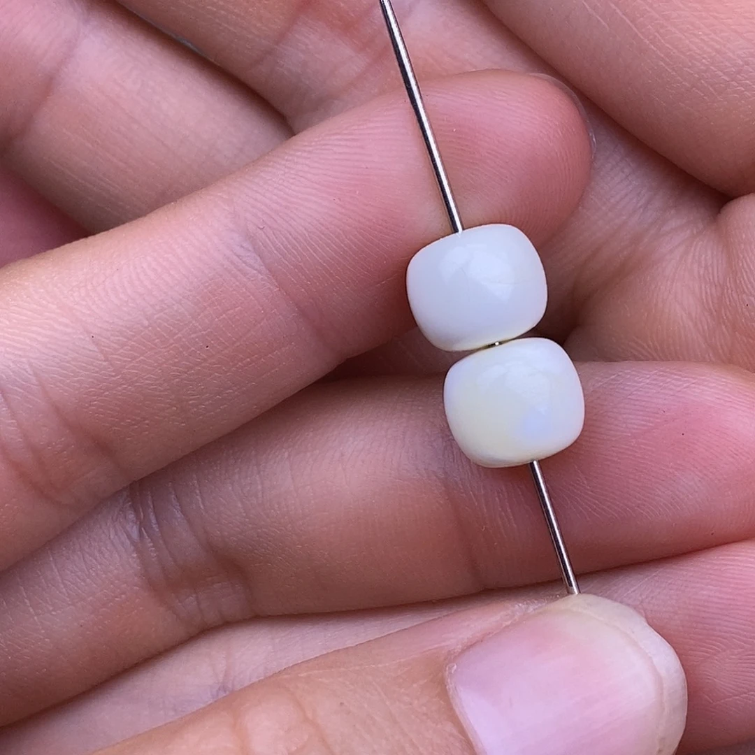 未镶嵌琥珀裸石土***大9mm 蜜蜡珠子