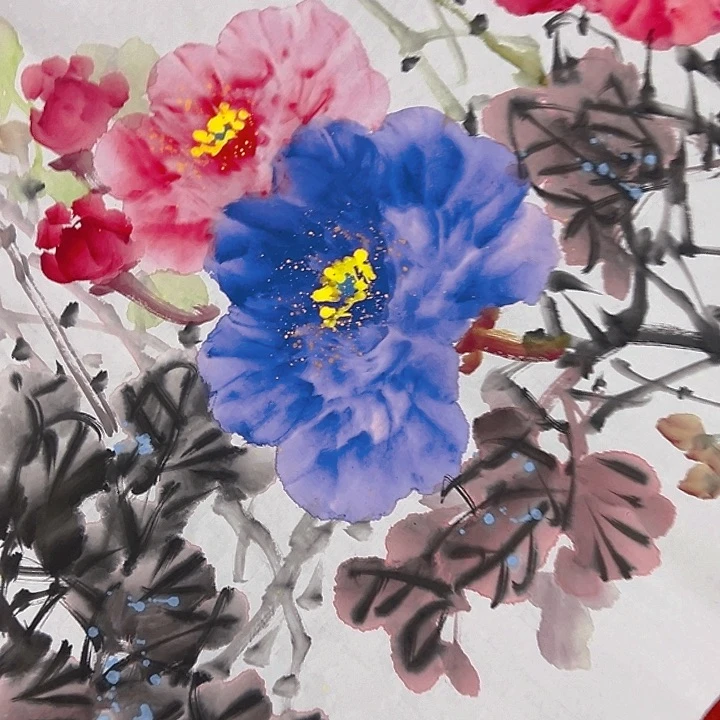 国画老师纯手绘作品欣赏