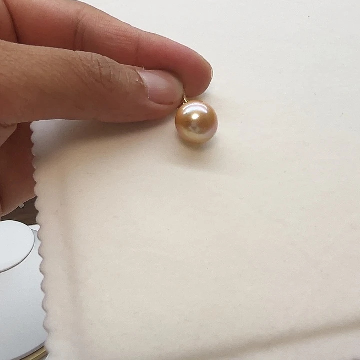 颈饰银S925镶嵌淡水珍珠
