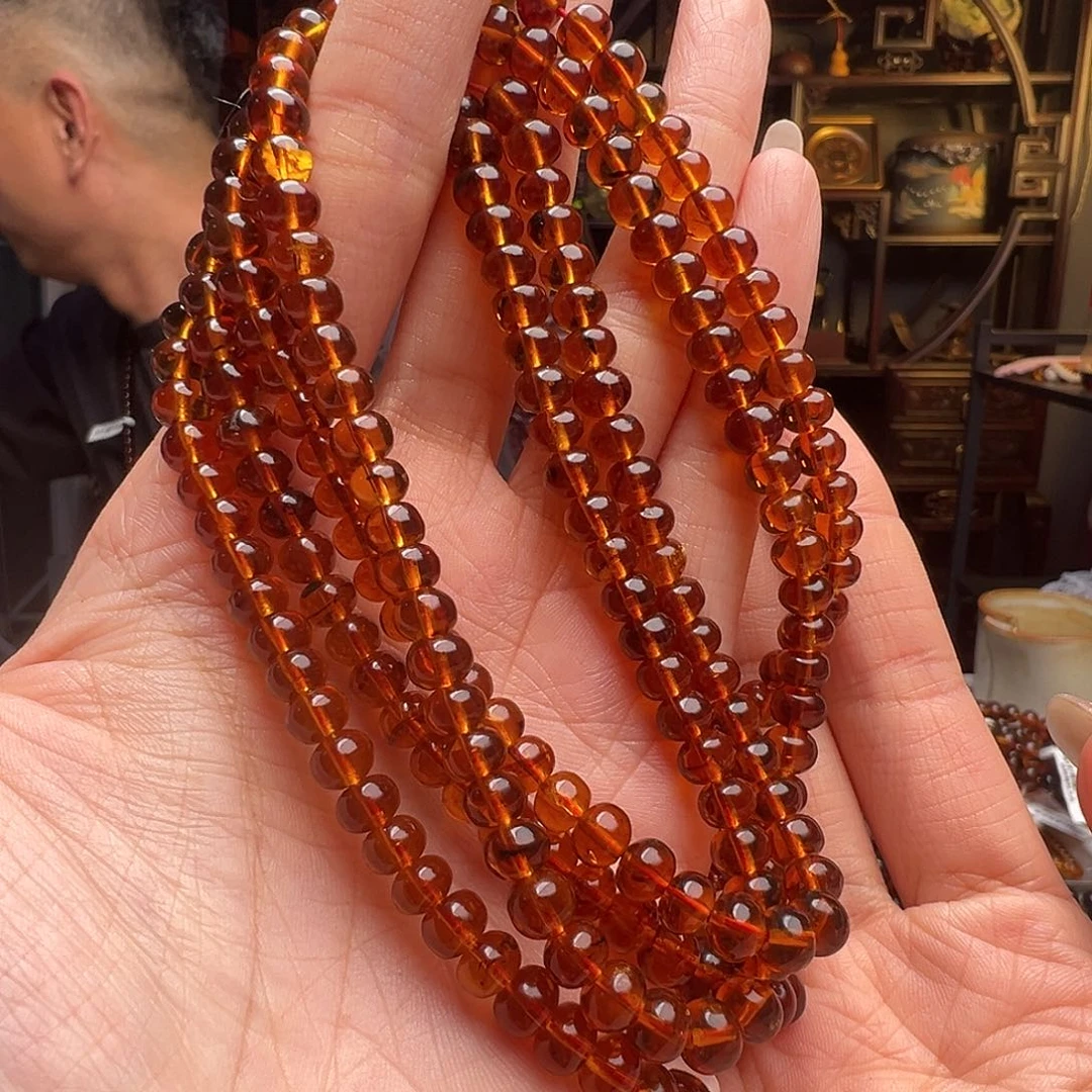 琥珀未镶嵌裸石抚顺琥珀20552-6六多样性发其一