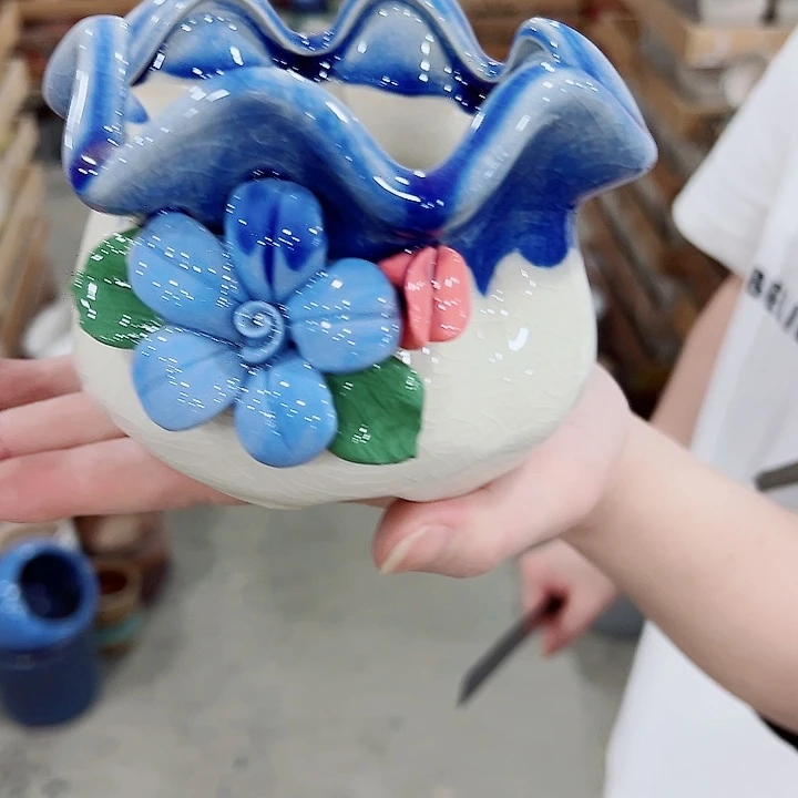 有孔，凑单福利满10元发货陶瓷多肉花盆！