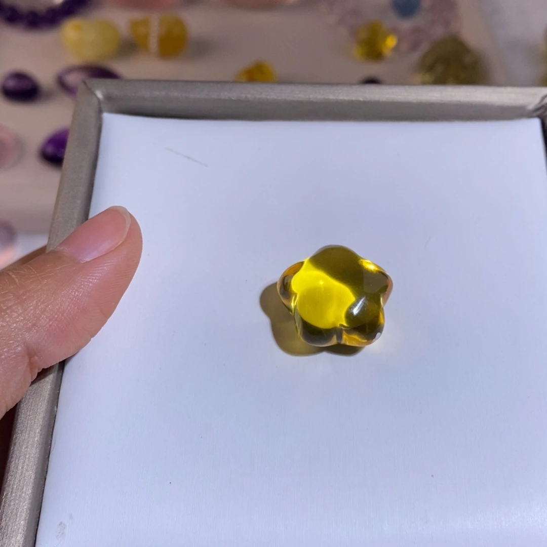 炎***焱水晶珠宝半成品未镶嵌吊坠