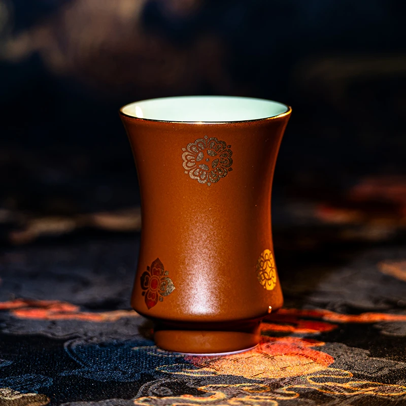 【西泠墨香上新】西泠唐韵 木首釉手工闻香杯 HX0341