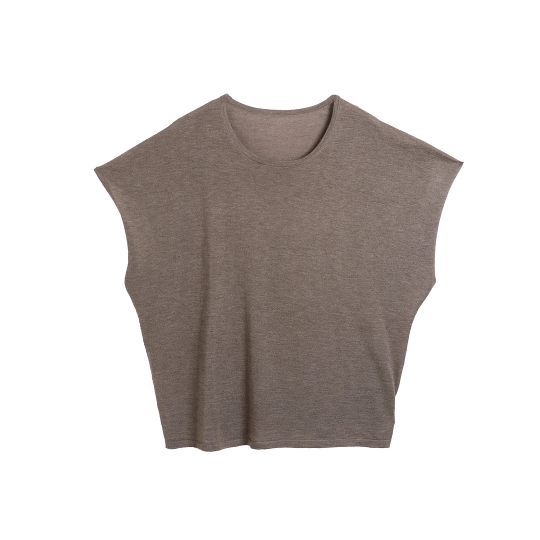 30257常【Th*订单】春夏新品女装 羊毛圆领针织衫0060