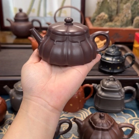 茶壶紫砂筋纹舒涵