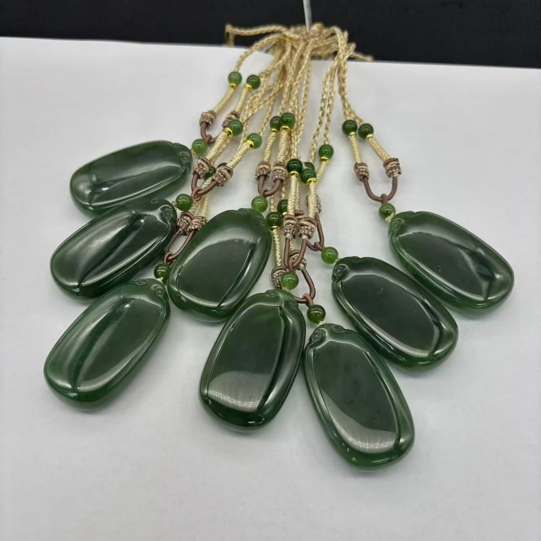 老卢珠宝和田玉碧玉无事牌精美气质款多样性发货其一91A