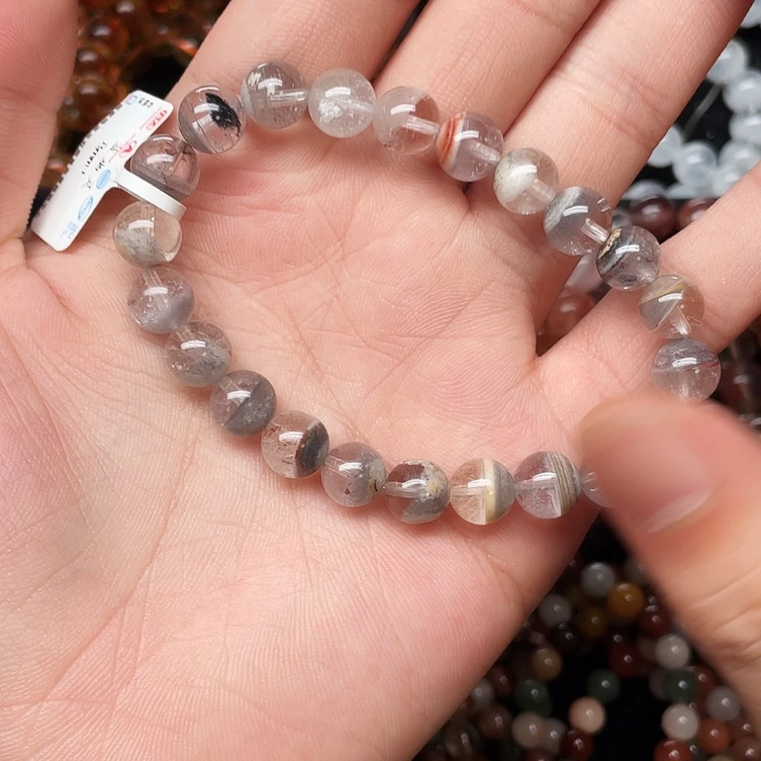 未镶嵌手链水晶蓝沙幽灵8+