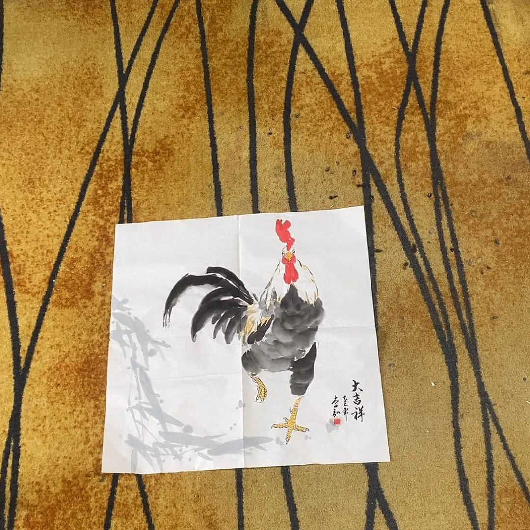 国画C*50/50李弘手绘画芯