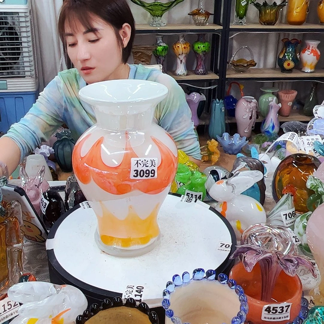 3099 家悦琉璃工艺品不完美