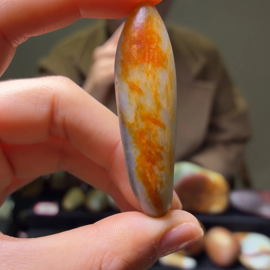 和田玉未镶嵌挂件38g