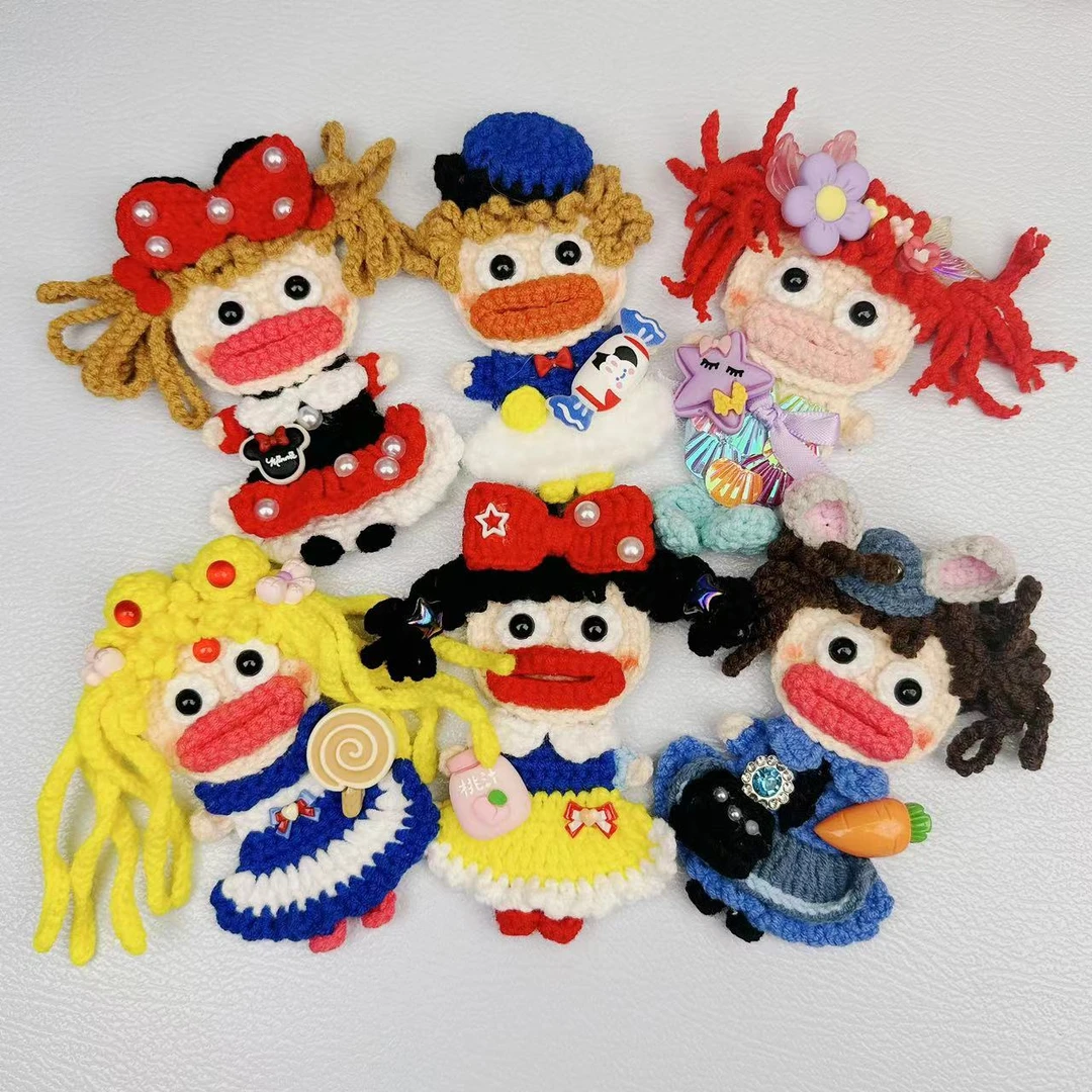 【大嘴妹冰箱贴&小羊专拆】钩织团子摆件挂饰饰品