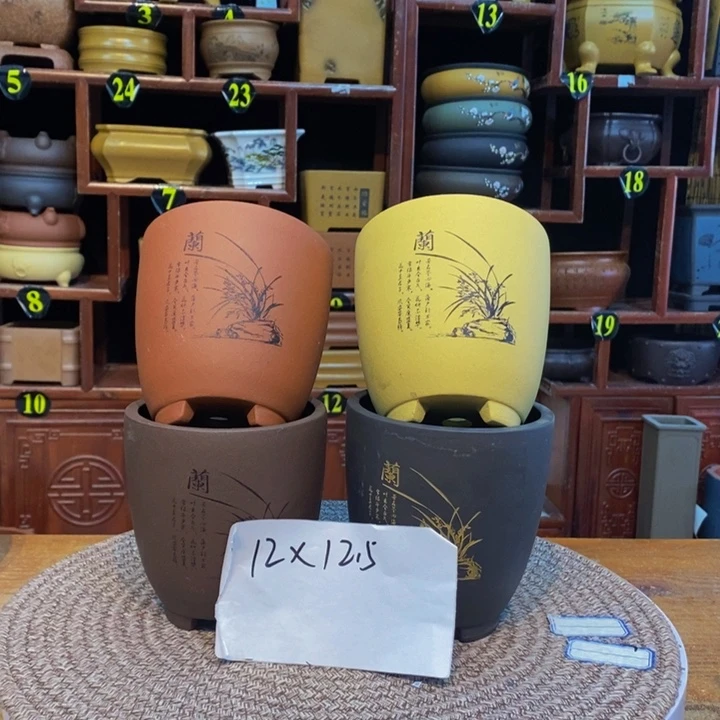 紫砂花盆紫砂花盆