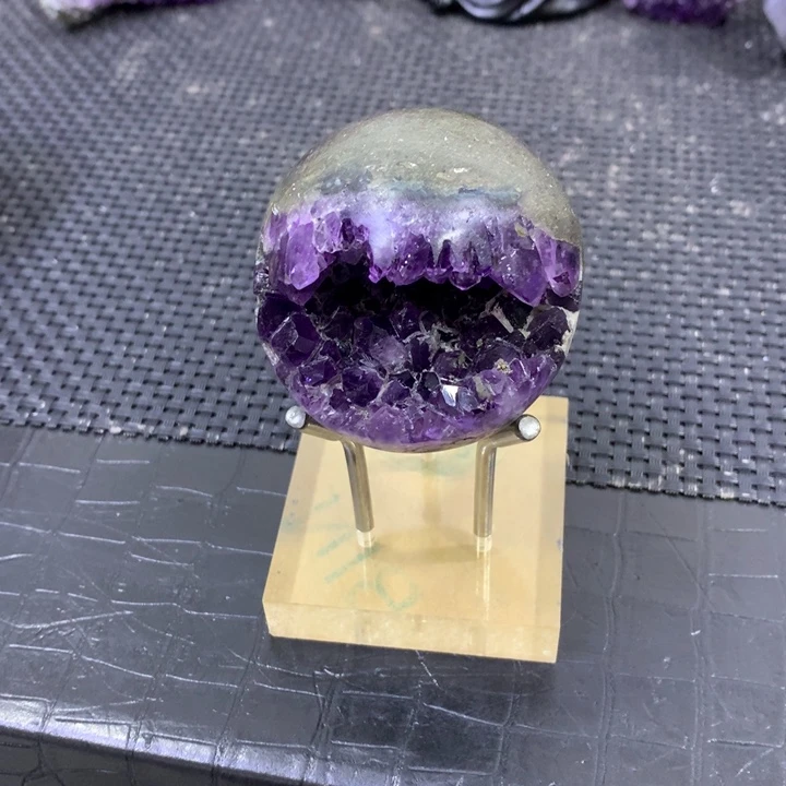 紫晶摆件未镶嵌无t