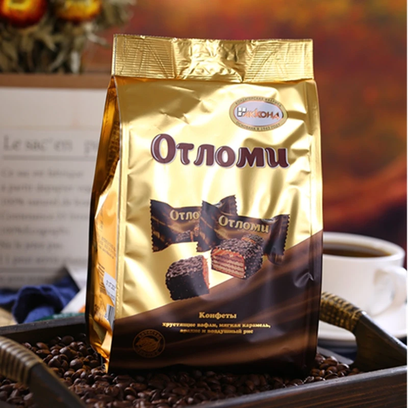 俄罗斯进口阿孔特奥特巧克力味糖果260克