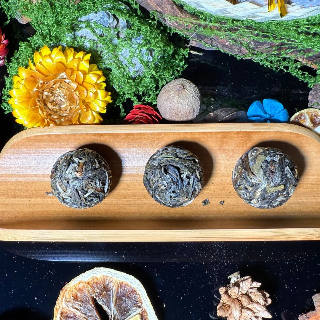 【99颗普惠装】25年基诺古树头采龙珠生普 精华凝萃 颗颗珍馐 7g/颗