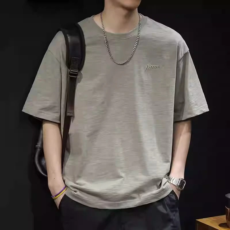 LEIGHZ/雷茨短袖t桖男休闲半袖男士时尚百搭夏季简约宽松潮流