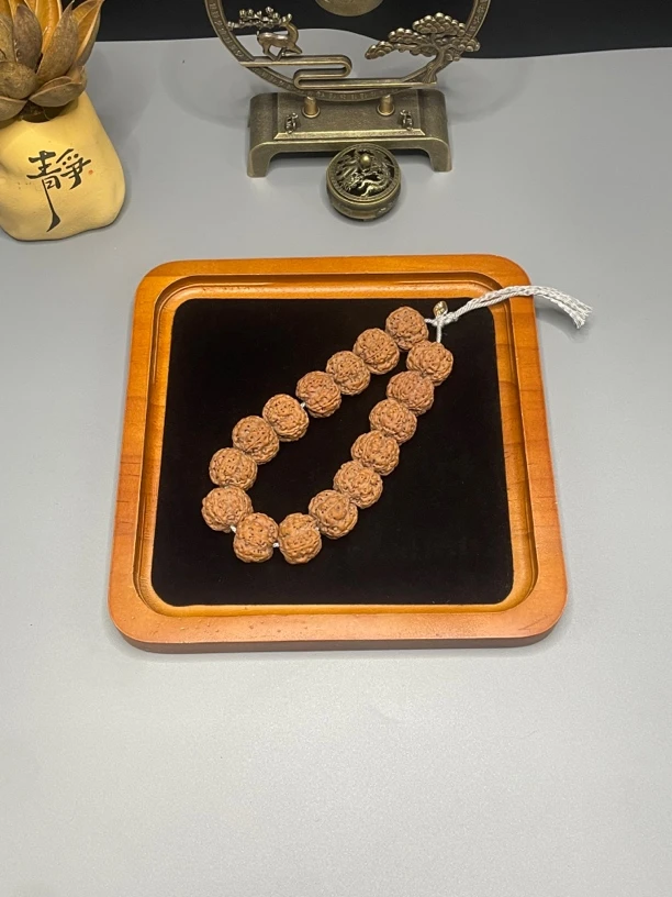 凤舞梅花超头 22mm尼泊尔红皮铁籽大金刚