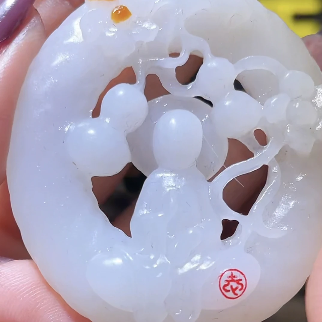 和田玉首饰珠宝悟道吊坠Z6