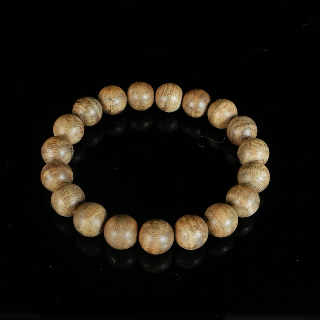 DY-B2886 菲律宾莱特岛软丝老料沉香手串 1.18cm 10g