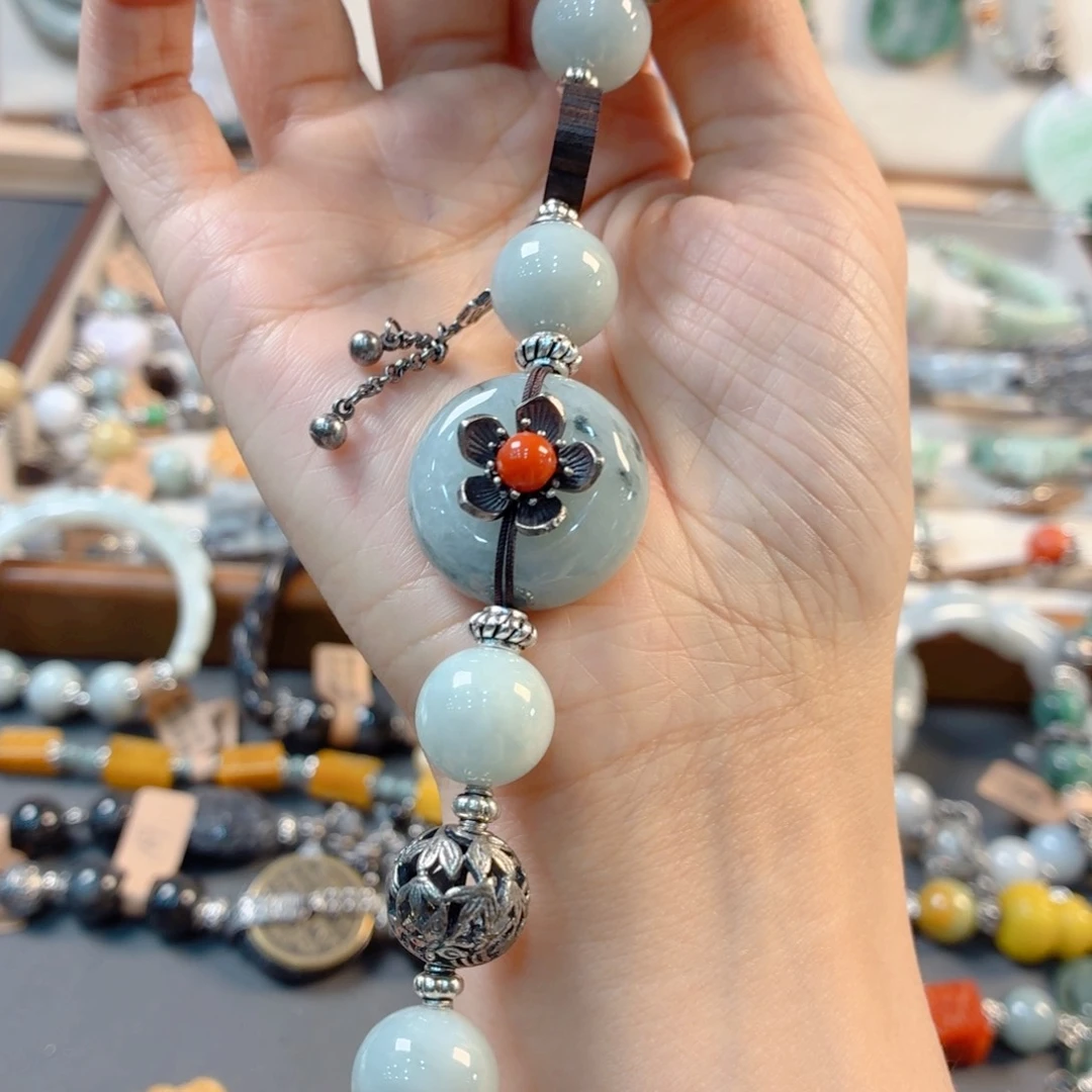 *****翡翠未镶嵌颈饰手串