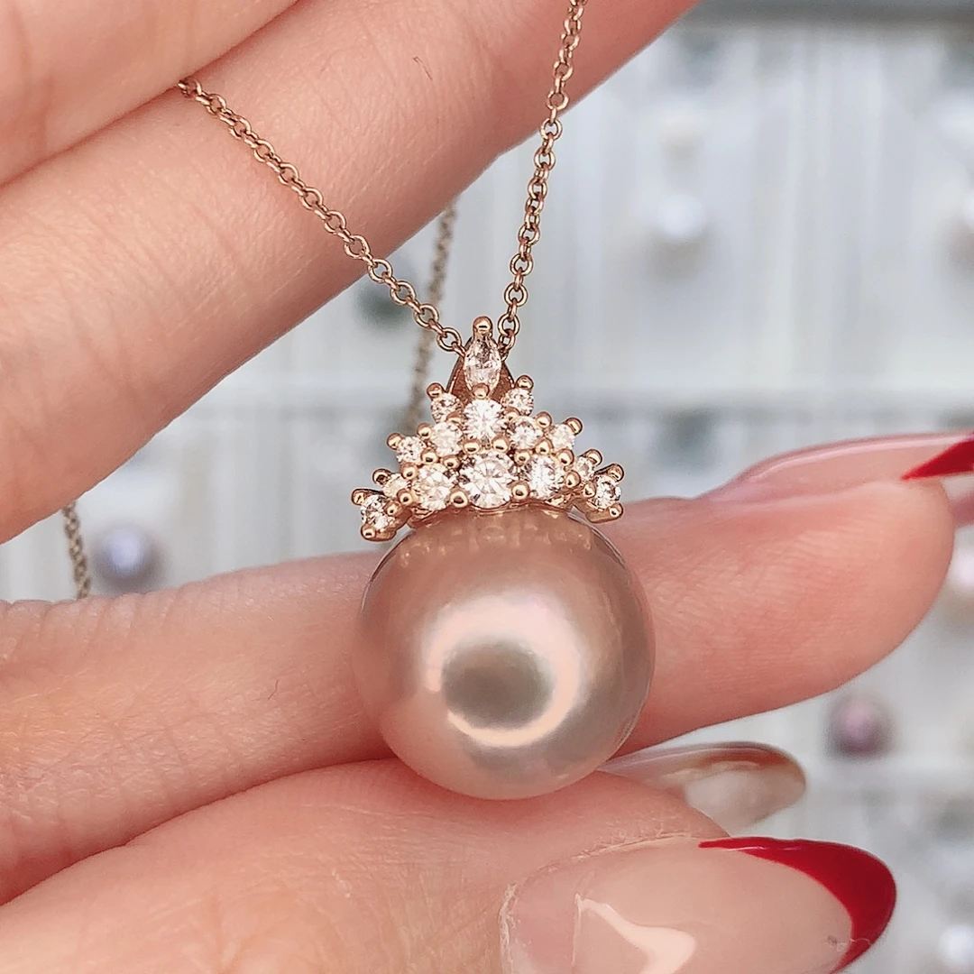 吊坠(赠链)淡水珍珠合金