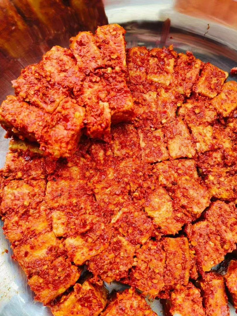 农村手工香辣豆腐乳