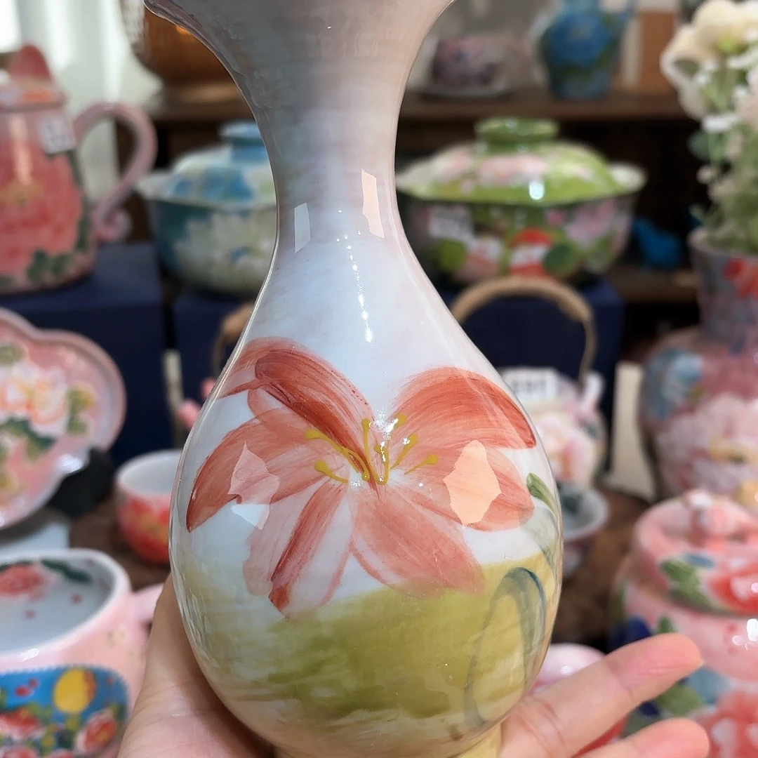 景德镇手绘高温釉下彩陶瓷茶具