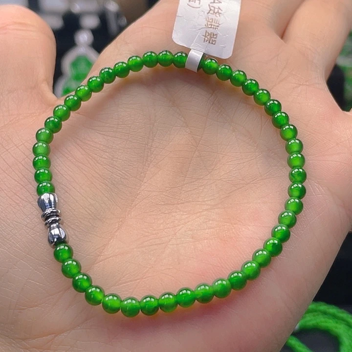 未镶嵌手链翡翠天然A货翡翠高冰阳4