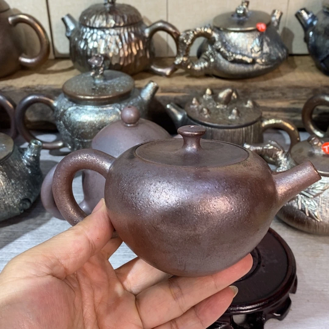 【***】云南建水紫陶柴烧壶特价不退不换