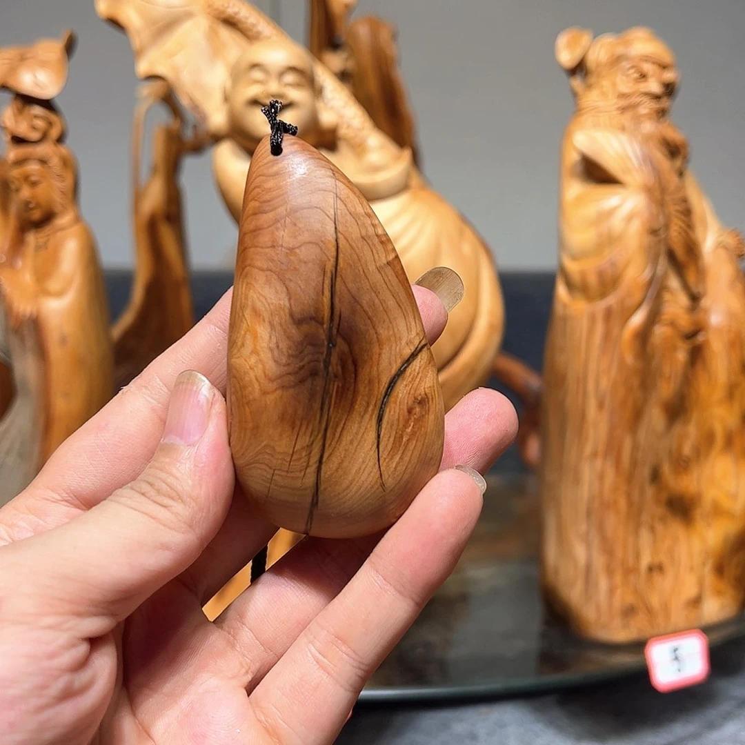柏木崖柏摆件手把件