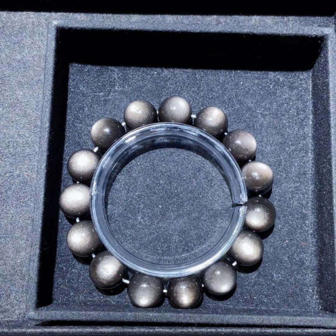 【闪购商品】黑曜岩手链未镶嵌肥*哆