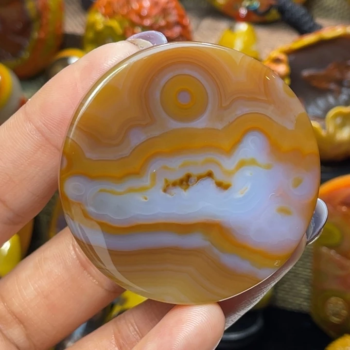 玛瑙/玉髓未镶嵌珠宝奇石尚品巴西拨云见日象形貔貅