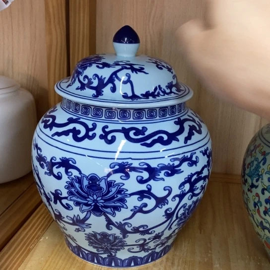 瓷片茶叶罐储物罐密封罐